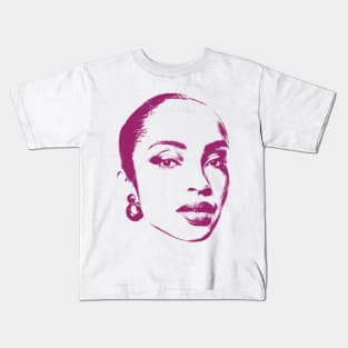 Sade - Retro 80s Style Fan Design Kids T-Shirt